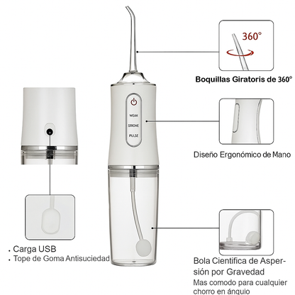 🦷  Irrigador Dental SonriJet™  Profesional