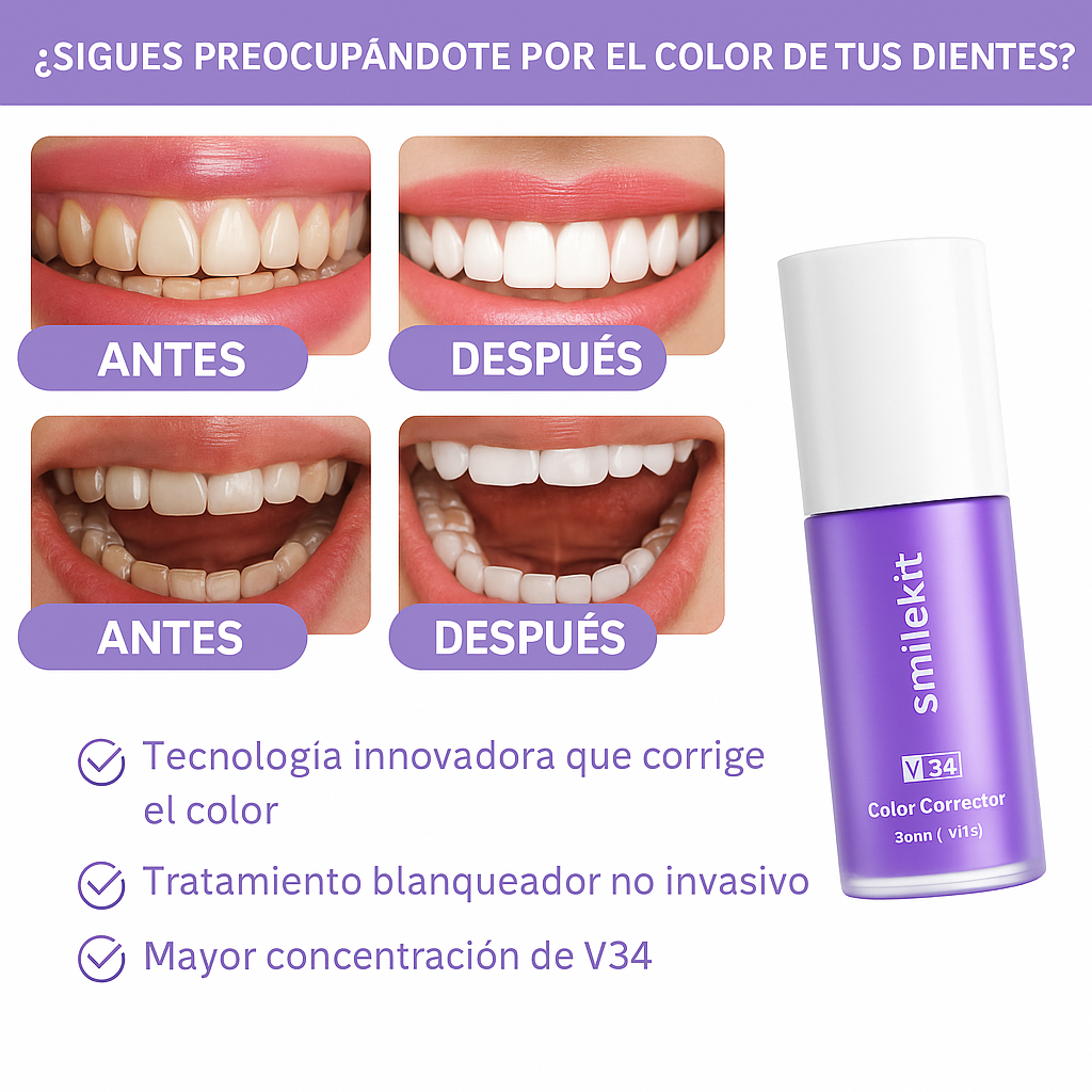 Blanqueador Dental - SmileKit 🔥